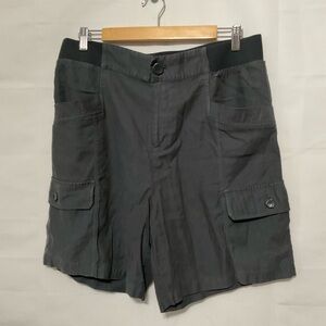 Soft Surroundings Shorts Cargo Shorts Gray Large